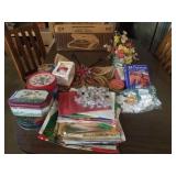 MISCELLANOUS CHRISTMAS AND OTHER DECORATING ITEMS