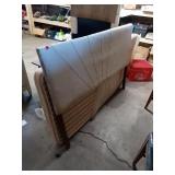 TWIN SIZE RV MATTRESS AND FULL SIZE HEAD BOARD