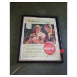12" X 15" COCA-COLA PICTURE
