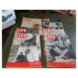 6  VINTAGE LIFE MAGAZINES WITH COCA-COLA