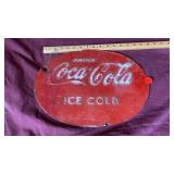VINTAGE COCA-COLA RUSTIC SIGN