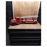 BUDDY L METAL EXTENSION LADDER FIRE TRUCK