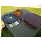 WICKER BRIEF CASE, WALL HANGING,  MISCELLANOUS