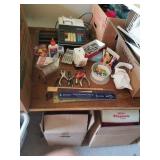 CALCULATOR AND DESK ITEMS