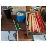 CANDLES AND SIDEWALK CHALK