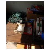 CHRISTMAS LIGHTS AND HOLDERS