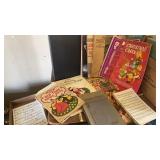 MANY VINTAGE SONG BOOKS- CHRISTMAS ONES TOP