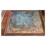 VINTAGE PICTURE FRAME  2" BY 15"