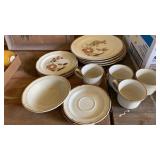 PARTIAL SET OF AUTUMN FAOR HEARTHSIDE STONEWARE