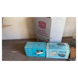 KIRBY ATTACHMENTS AND VINTAGE IRONS