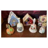 BELLS AND  BIRD HOUSES