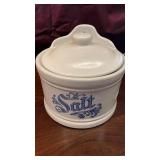 WALL SALT CROCK 6 IN ACROSS