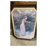 VINTAGE FRAMED PICTURE FROM FURNITURE STORE IN