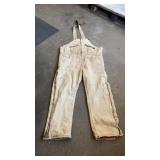VINTAGE KEY OVERALLS SIZE XL INSULATED   ZIPPER