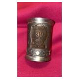 HARLEY DAVIDSON 1993 CENTENNIAL PEWTER SHOT GLASS