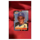 1987 BRETT SABERHAGEN  BASEBALL CARD