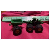 MINI PLASTIC MONSTER TIRE TRACTOR AND TRAILER