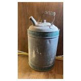 VINTAGE GALVANIZED FUEL CAN