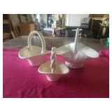 3 BASKET PLANTERS