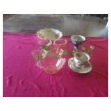 DEPRESSION GLASSWARE AND OTHER DISHES