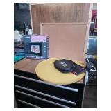 DIGITAL PICTURE FRAME, LAZY SUSAN, CORK BOARD AND