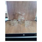 MATCHING JUICE PITCHER AND 6 GLASSES