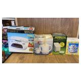 TIMEX TELEPHONE, COFFEE MAKER, NORELCO CLEAN AIR