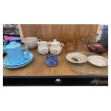 ASSORTMENT FANCY ASSORTED GLASSWARE INCLUDING