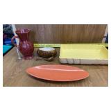 LOS ANGELES NEBCO YELLOW TRAY, OTHERCCERAMIC