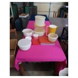 VARIETY OF PLASTIC CONTAINERS