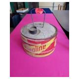 5 GALLON GAS CAN & CAN OF GRIT- KITTY LITTER