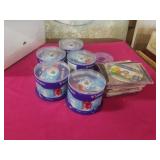 5 50 NEW CD-R DISKS, MISCELLANOUS CD