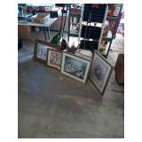 4 FRAMED PICTURES