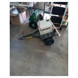 SELF PUMPING LAWN SPRAYER, PULL BEHIND
