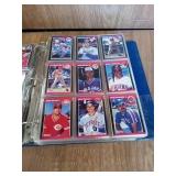 ALBUM OF BASEBALL TRADING CARDS
