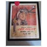FRAMED, JET PILOT MOVIE POSTER 8X10