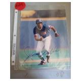 SIGNED BASEBALL PHOTOGRAPH, JEROME WALTON