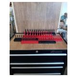 SOCKET HOLDERS WITH SIZE ENGRAVED, PLASTIC