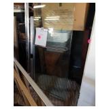 GLASS SHOWER DOORS AND FRAME, 6