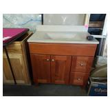 36"X22" VANITY, WITH MIRROR, 34"X30"