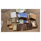 MANY PICTURE FRAMES , PLAQUES ALL SIZES