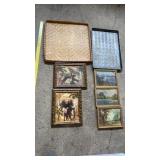 3 VINTAGE 8 by 10 VINTAGE OUTDDOR PRINTS, WILD