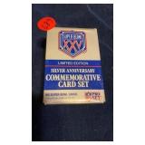 SUPER BOWL XXV SILVER COMMEMORATIVE CARD SET 160