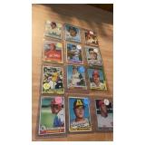 22 VINTAGE BASEBALL CARDS - PROTECTED IN SLEEVES