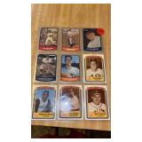 9 - BASEBALL PLAYERS FROM THE PAST BASEBALL CARDS