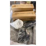 2 BOXES- NEW IN PKGS WHITE STONES, FAUX BRANCHES