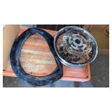 HARLEY WHEEL - NEAR NEW TAKE OFF- 3 IN BY 17 IN