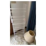 3 STACKING PLASTIC VHS HOLDERS AND HANGING PLANT