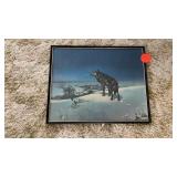 LONE WOLF PICTURE -16 BY 19 IN