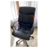 LEATHER OFFICE CHAIR- ROLLS